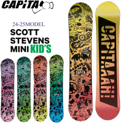 [早期予約] 24-25 CAPiTA キャピタ スノーボード キッズ SCOTT STEVENS MINI 115 120 125 130 135cm スコットスティーブンス ミニ  ジュニア 板 2024 2025 送料無料