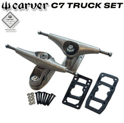 CARVER カーバー スケートボード トラック C7 TRUCK SET トラックセット ライザーパッド ビス ナット スケートパーツ