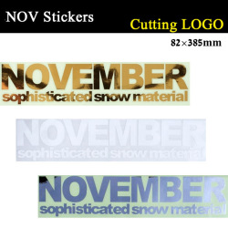 NOVEMBER【ノベンバー】ステッカー CUTTING LOGO! カッティングロゴ スノーボード ステッカー