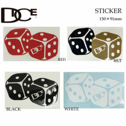 DICE ダイス [サイコロ] [9] [10] [11] カッティング ステッカー デカール 転写 スノーボード