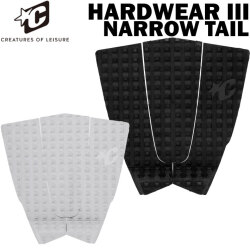 2025 クリエイチャー デッキパッド CREATURES HARDWEAR III NARROW TAIL ハードウェア 3 ナローテール 3ピース サーフィン デッキパッチ トラクション