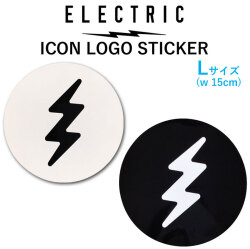 ステッカー エレクトリック ELECTRIC ICON LOGO STICKER [Lサイズ] [17] [18] スノーボードステッカー ばら売り 1枚売り