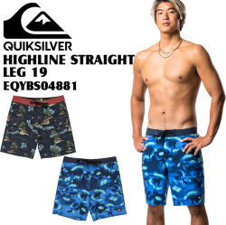 [メール便発送商品] クイックシルバー ボードショーツド メンズ サーフトランクス [EQYBS04881] HIGHLINE STRAIGHT LEG 19 QUIKSILVER トランクス サーフパンツ 水着 プール 海パン 海 海水浴 