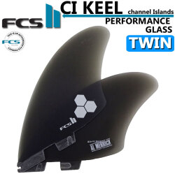 [店内ポイント20倍中!!] FCS2 FIN エフシーエス2 フィン CI KEEL TWIN FIN PG チャンネルアイランド アルメリック シーアイ ツインキールフィン パフォ－マンスグラス [XL] トラディショナル Channnel Island's