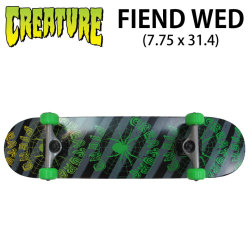 CREATURE クリーチャー スケートボード コンプリート FIEND WED (7.75 x 31.4) [H-3] 完成品スケボー SKATE