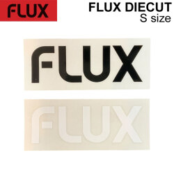 FLUX フラックス ステッカー LOGO DIECUT Sサイズ [150 × 55mm] [2] [3] ロゴ ダイカット カッティング シール デカール 転写 スノーボード スノボー アクセサリー