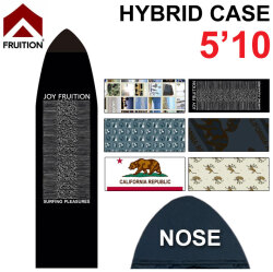 ショートボード用  サーフボードケース FRUITION HYBRID CASE ハイブリッド ケース マイクロファイバー サーフボードケース 5'10 フリューション ソフトケース サーフィン