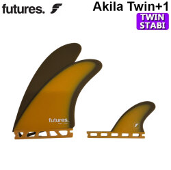 futures. フューチャーフィン AKILA AIPA TWIN+1 アキラ ツイン STABILISER スタビライザー 2+1 3枚セット 3フィン サーフィン