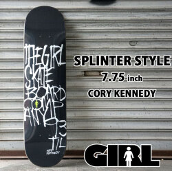 ガール スケートボードデッキ SPLINTER STYLE 7.75inch [G19] CORY KENNEDY GIRL SKATEBOARD コリー・ケネディ スケボー デッキ G5004