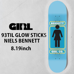 ガール スケートボード デッキ GIRL 93TIL GLOW STICKS 8.25inch [G7] NIELS BENNETT ニールス・ベネット スケボー