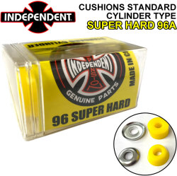 INDEPENDENT インディペンデント CUSHIONS STANDARD CYLINDER クッションズ スタンダード シリンダータイプ SUPER HARD 96A スーパー ハード クッシュ ブッシュ ゴム 円柱 円筒 型 スケートボード トラック パーツ SK8