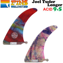 2024 FINSUNLIMITED フィンズアンリミテッド フィン Joel Tuder Longer 9.5 [ACID] ジョエル・チューダー ロンガ― シグネイチャーフィン FIN ロングボード用 センターフィン シングルフィン 日本正規品