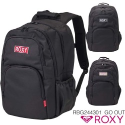 25 ロキシー リュック ROXY RBG244301 GO OUT レディース 女の子 女子高生 学生 大学生 高校生 デイパック バックパック 大容量 通学 旅行 30L 保冷機能 アウトドア B4 A4 PC おしゃれ かわいい スポーツ ブランド トラベル 部活 普段使い 通学バッグ 