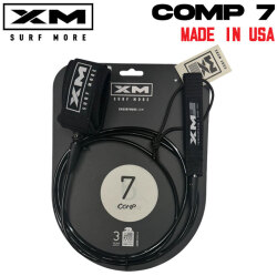 2025 XM サーフィン リーシュコード COMP 7'0 ANKLE 足首用 7ft エックスエム ショートボード リーシュ MADE IN USA サーフボード