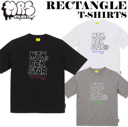 2026 マウンテンロックスター 半袖 Tシャツ RECTANGLE T Mtn. Rock Star レクタングル Tシャツ 綿 アパレル ユニセックス MOUNTAIN ROCK STAR [メール便発送商品]