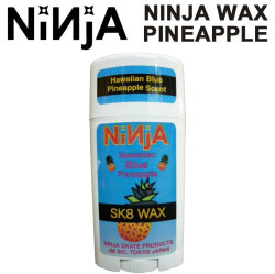 NINJA WAX ニンジャ ワックス 【パイン】 スケートボードワックス SK8 WAX パイナップルの香り スケート スケボー アクセサリー 日本正規品