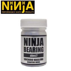 NINJA BEARING 【ニンジャ】 ベアリング スケボー SOICHIRO NAKAJIMA 中島壮一郎 プロシグネイチャー ABEC7 オイルタイプ  クレンジングボトル入り