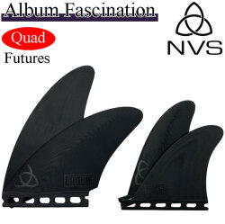 ショートボード用フィン NVS Fin ネイクド バイキング サーフ フィン ALBUM FASCINATION QUAD アルバム ファシネーション クアッド FUTURES Naked Viking Surf ショートボード フィン クアッドフィン 4枚セット