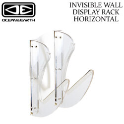 OCEAN&EARTH オーシャンアンドアース INVISIBLE WALL DISPLAY RACK HORIZONTAL インビジブルウォールディスプレイラック ホリゾンタル ラック 横置き アクリル製 透明