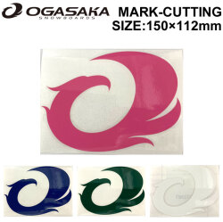 OGASAKA オガサカ スノーボード ステッカー MARK-CUTTING マーク カッティング [21] [22] [23] [24] 150mm × 112mm シール STICKER