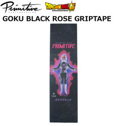 [在庫限り特別価格] primitive ドラゴンボール超 プリミティブ デッキテープ [PR1] PRIMITIVE GOKU BLACK ROSE GRIPTAPE グリップテープ ドラゴンボールスーパー DRAGON BALL SUPER  スケートボード スケボー