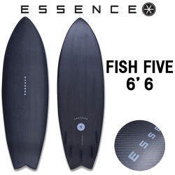2025 ESSENCE BOARDS エッセンス サーフボード FISH FIVE フィッシュ ファイブ 6’6 サーフィン サーフボード 5FIN 海 カーボンボードショートボード [営業所留め送料無料]