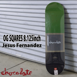 チョコレート スケートボード デッキ CHOCOLATE OG SQUARE 8.125inch [CH13] JESUS FERNANDEZ ヘスース・フェルナンデス スケボー 