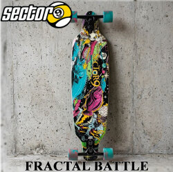 SECTOR9 セクターナイン FRACTAL BATTLE 36.0インチ CARVING サーフスケート オフトレ 陸トレ スケートボード SK8