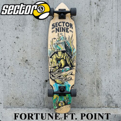 SECTOR9 セクターナイン FORTUNE FT. POINT 34.0インチ CRUISER サーフスケート オフトレ 陸トレ スケートボード SK8