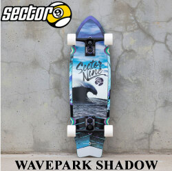 SECTOR9 セクターナイン WAVEPARK SHADOW 30.25インチ SURF サーフスケート オフトレ 陸トレ スケートボード SK8