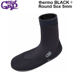 サーフグリップ SURF GRIP サーフィン ブーツ ソックス サーフブーツ thermo BLACK Round Sox 5mm ラウンド ソックス ブーツ 防寒 速乾 日本正規品