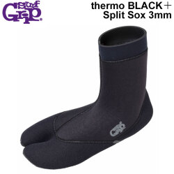 サーフグリップ SURF GRIP サーフィン ブーツ ソックス サーフブーツ thermo BLACK Split Sox 3mm 先指割れ ソックス ブーツ 防寒 速乾 日本正規品