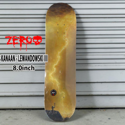 ゼロ デッキ スケートボード 8.0 [ZE7] ZERO KANAAN LEWANDOWSKI III x Kanaan Dern マリウス・ルワンドウスキ ケイナーン・ダーン スケボー スケートボード