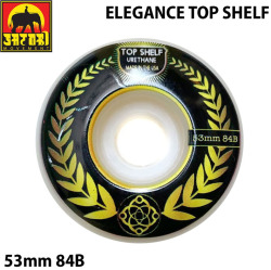 スケートボード ウィール SATORI MOVEMENT ELEGANCE TOP SHELF [20] 84B 53mm サトリムーブメント ハードウィール