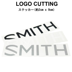 SMITH スミス LOGO CUTTING STICKER ロゴ カッティングステッカー 9cm シール デカール 転写 スノーボード スノボー アクセサリー