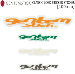 GENTEM STICK ゲンテンスティック CLASSIC LOGO STICKER 100mm スノーボード ステッカー アクセサリー[22] [23] [24] [25]【即】