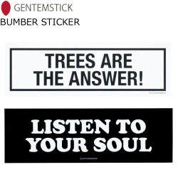 GENTEM STICK ゲンテンスティック BUMPER STICKER 80×244mm ステッカー スノーボード ステッカー [36] [37]