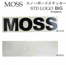 MOSS SNOWBOARDS モス スノーボード STD LOGO BIG カッティングステッカー [370mm x 120mm] [15] [16] シール デカール 転写 スノーボード スノボー アクセサリー