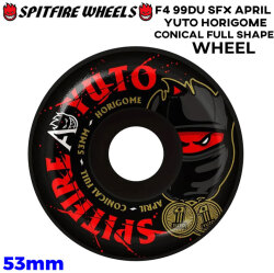 SPIT FIRE スピットファイアー ウィール FORMULA FOUR F4 99DU SFX APRIL YUTO HORIGOME PRO CONICAL FULL 53mm [S19] 堀米雄斗 スケートボード スケボー パーツ SKATE BOARD WHEEL SK8