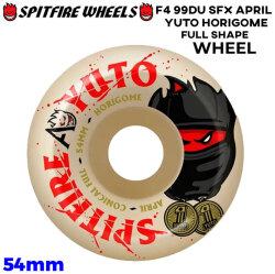 SPIT FIRE スピットファイアー ウィール FORMULA FOUR F4 99DU SFX APRIL YUTO HORIGOME PRO FULL NATURAL 54mm [S20] 堀米雄斗 スケートボード スケボー パーツ SKATE BOARD WHEEL SK8