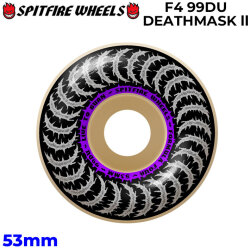 SPIT FIRE スピットファイアー ウィール FORMULA FOUR F4 99DU CLASSIC DEATHMASK ll 53mm [S8] スケートボード スケボー パーツ SKATE BOARD WHEEL SK8