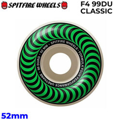 SPIT FIRE スピットファイアー ウィール FORMULA FOUR F4 99DU CLASSIC 52mm [S9] スケートボード スケボー パーツ SKATE BOARD WHEEL SK8