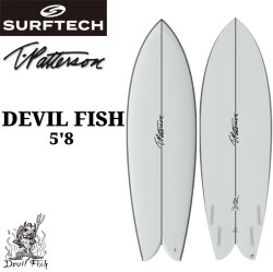 SURFTECH サーフテック サーフボード TIMMY PATTERSON DEVIL FISH 5'8 ティミーパターソン デビルフィッシュ ショートボード エポキシボード EPSボード サーフィン 正規品 [営業所止め配送]