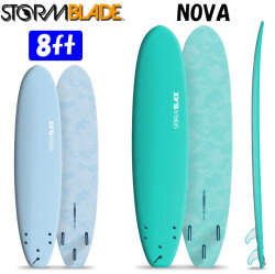 STORMBLADE ストームブレード ソフトボード 8ft NOVA [ノヴァ] 8'0 TRI FIN フィン付属 ミニロングボード ソフトサーフボード サーフィン [営業所留め送料無料]
