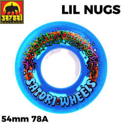 スケートボード ウィール SATORI MOVEMENT WHEEL サトリウィール LIL NUGS [16] BLUE 54mm 78A サトリムーブメント ソフトウィール SKATE BOARD