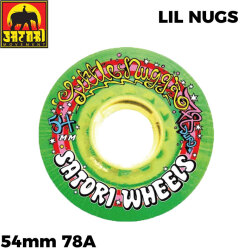 スケートボード ウィール SATORI MOVEMENT WHEEL サトリウィール [31] LIL NUGS GREEN 78A 54mm サトリムーブメント ソフトウィール SKATE BOARD 