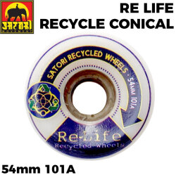 スケートボード ウィール SATORI MOVEMENT WHEEL サトリウィール [19] RE LIFE RECYCLE 101A 54mm サトリムーブメント ハードウィール SKATE BOARD 