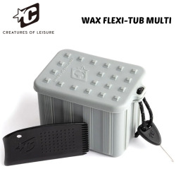 2025 サーフィン ワックスケース クリエイチャー WAX FLEXI-TUB MULTI CREATURES サーフワックス マルチケース 持ち運び 保管