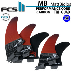 FCS2 FIN Matt Biolos' MB Performance Core carbon AIR CORE TRI-QUAD [MEDIUM] LOST MAYHEM ロストメイヘム マットバイオロス パフォーマンスコアカーボン エフシーエス2 フィン