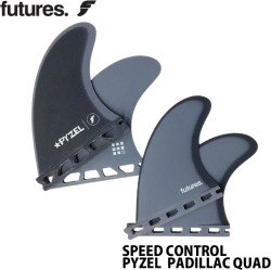 ショートボード用フィン futures. Pyzel Padillac Quad フューチャーフィン クアッド 4枚 スピードコントロール サーフィン サーフボード 